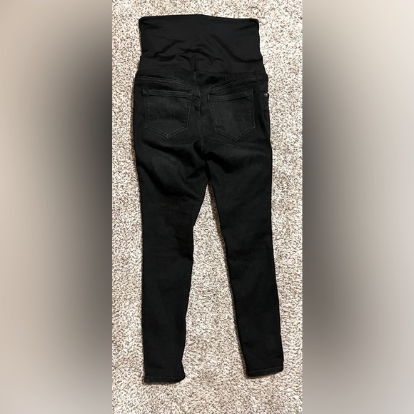 Maternity Old Navy Skinny Black Jeans 4 short/petite - Picture 3 of 4